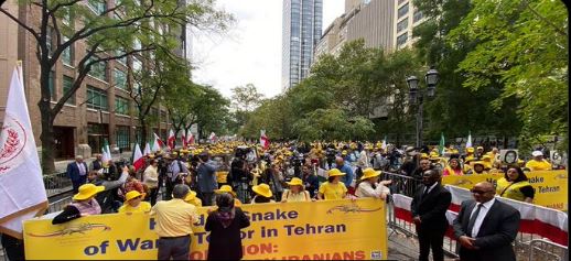 Manifestations à New York contre la visite du président iranien à l’ONU