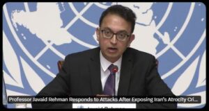 Le professeur Javaid Rehman répond aux attaques après avoir révélé les atrocités commises par l’Iran