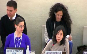 Mai Sato publie son premier rapport sur la situation des droits humains en Iran